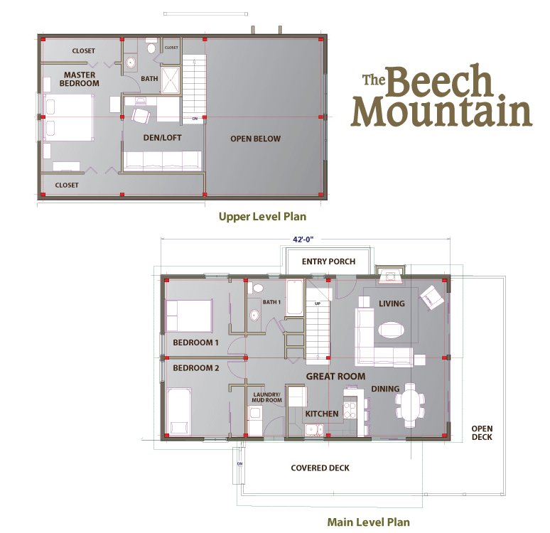 Beech Mountain Floor Plan