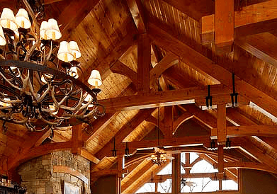 Great Room Ceiling Trusses Detail