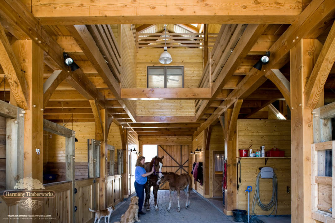Ranking Horse Barn Interior
