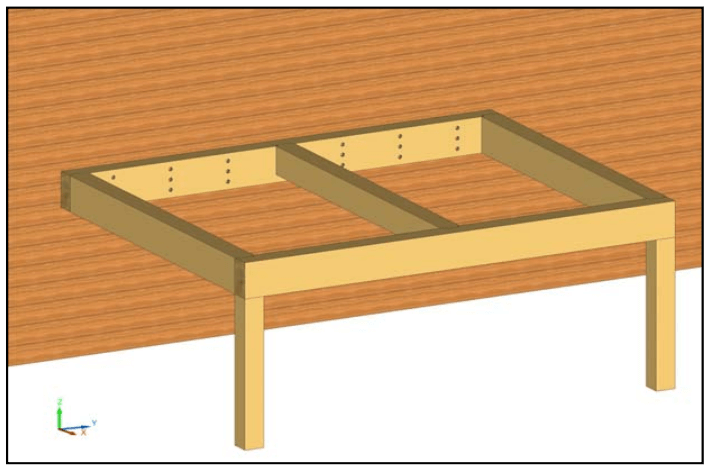 Connecting a Timber Ledger to a Conventionally Framed Wall
