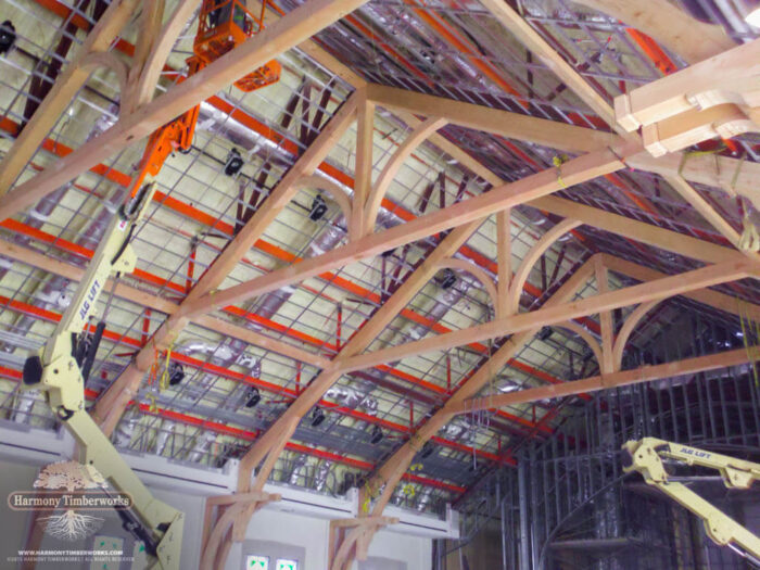 Trinity Church Timber Frame Ceiling Construction