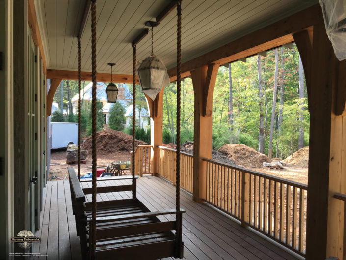 Timber Frame Open Air Porch