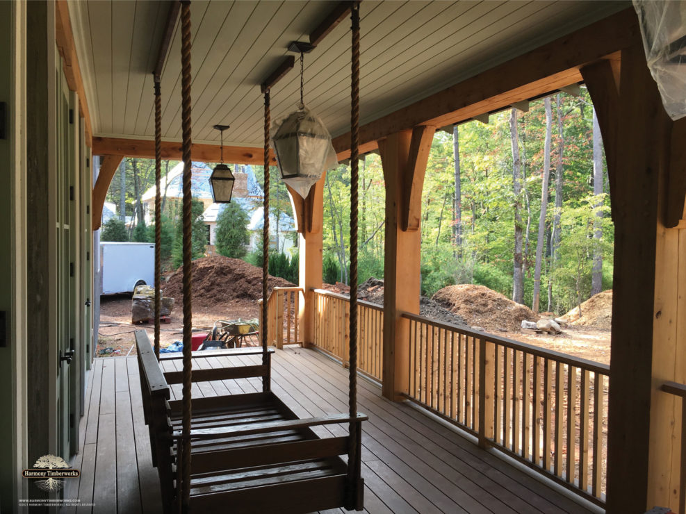 Timber Frame Open Air Porch