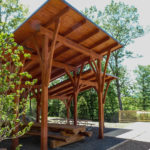 Rocky Knob Park Timber Frame Picnic Shelter