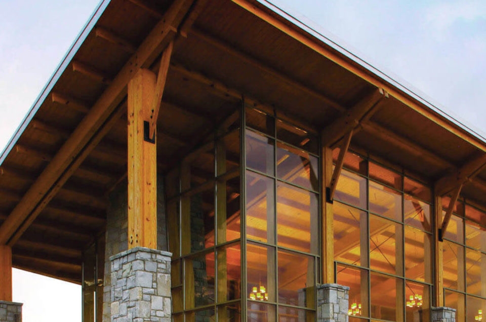 University Timber Frame Education Building
