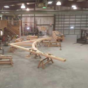 Split Frame Timber Commercial Timber Frame - Harmony Timberworks