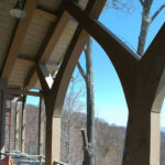 Timber Frame Covered Deck