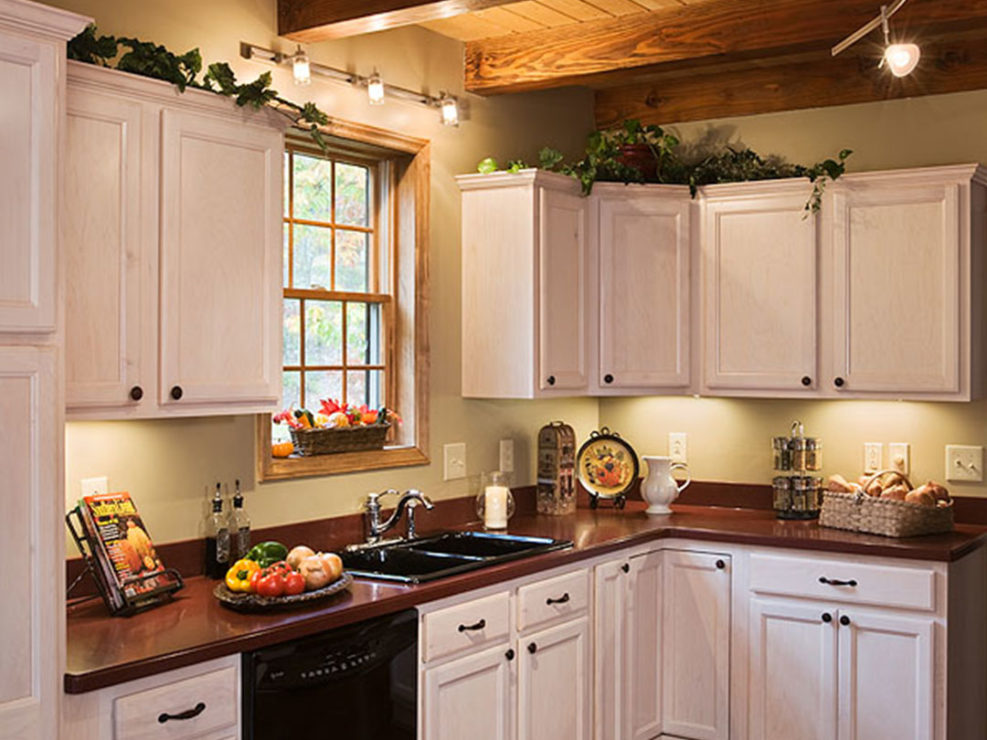 Timber Frame Home Kitchen Ceiling