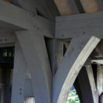 Timber Frame Covered Porch - Post & Beam Detail