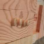 Wooden Peg Fastener detail
