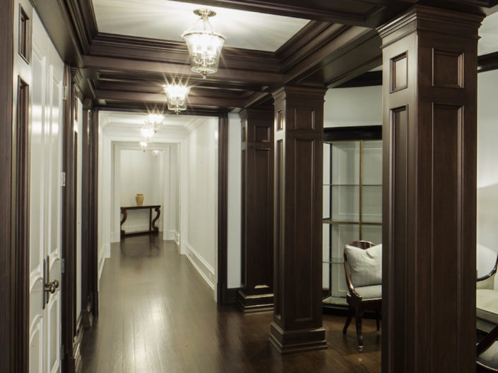 Custom Timber Frame Home - Hallway