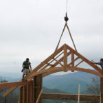 Arched Chord King Post Truss with Struts Installation