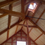 Timber Frame Barn Interior Detail