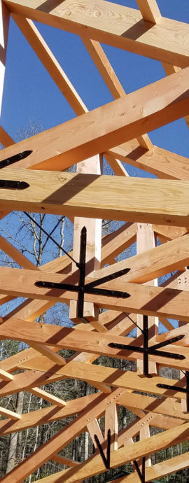 King Post Scissor Truss