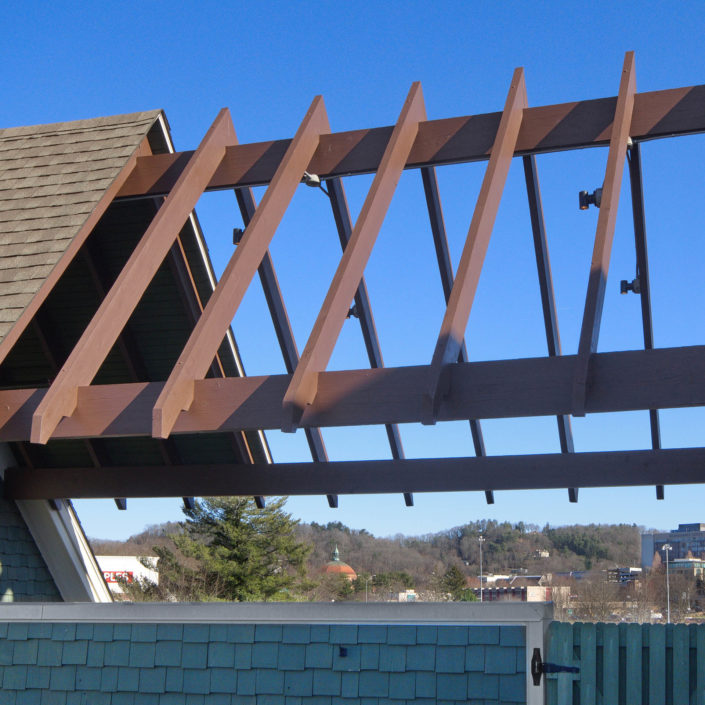 Commercial Timber Frame Roof Detail