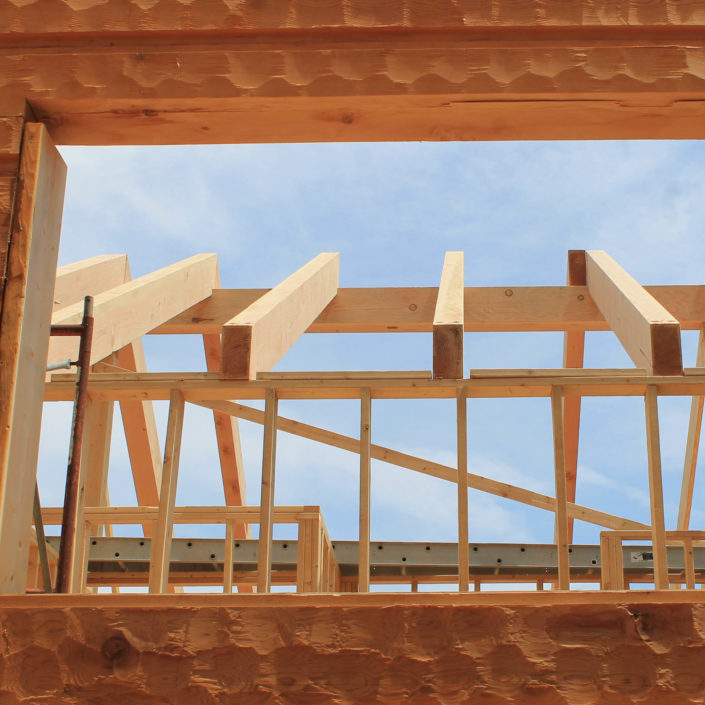 Ridge & Rafter Timber Frame Truss | Harmony Timberworks