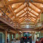 Timber Frame Barn Interior