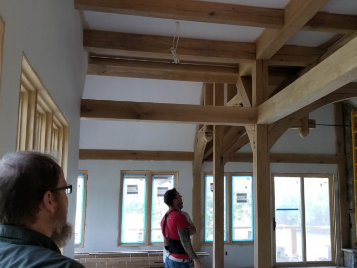 Timber Frame Interior Construction