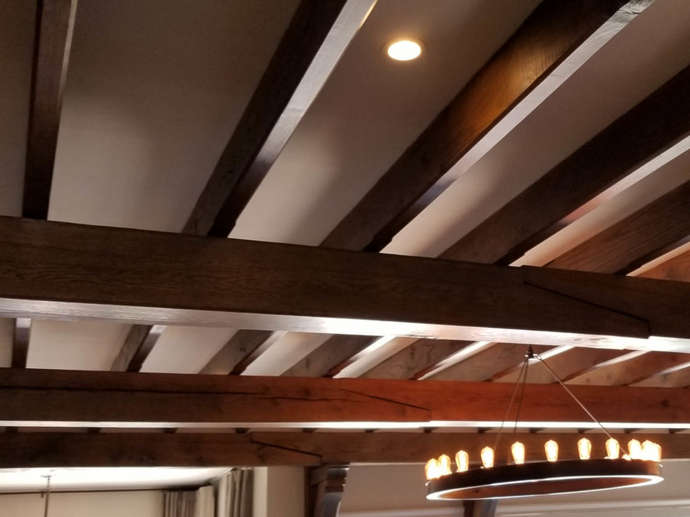 Timber Frame Ceiling Beams