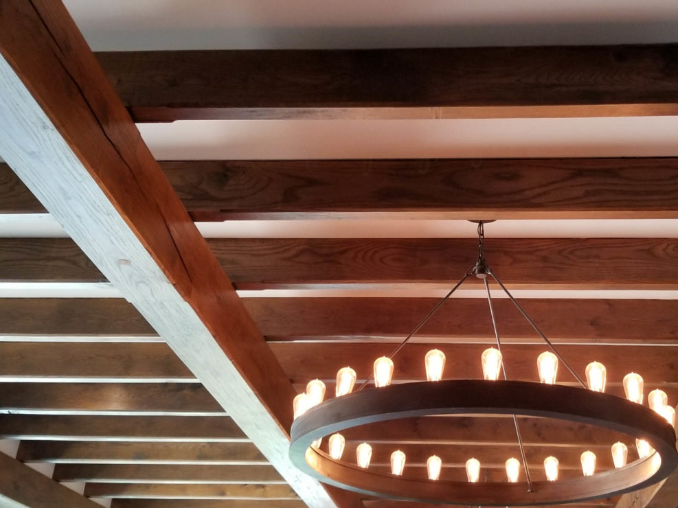 Timber Frame Ceiling Beams