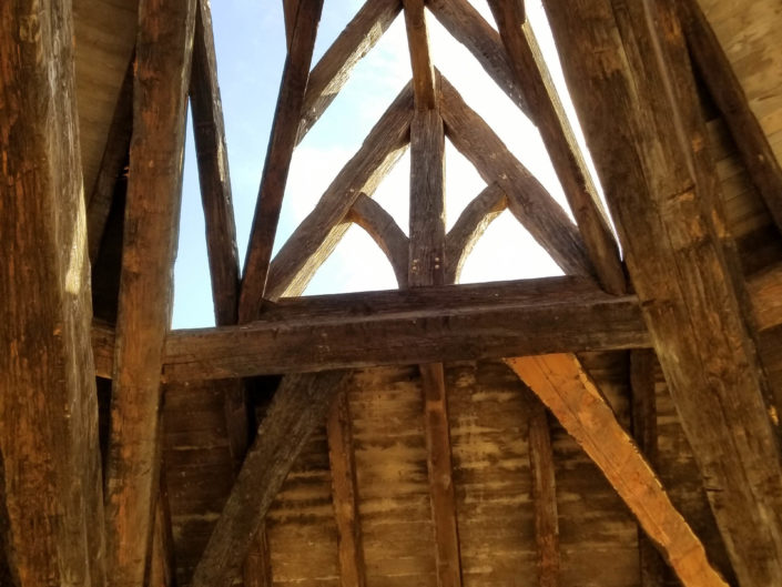 Rustic Timber Frame Roof Construction Detail