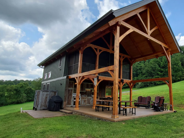 Timber Frame Home Pavilion