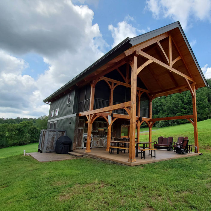 Timber Frame Home Pavilion