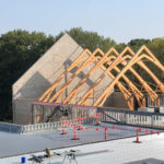 Timber Frame Church Roof Structure Construction