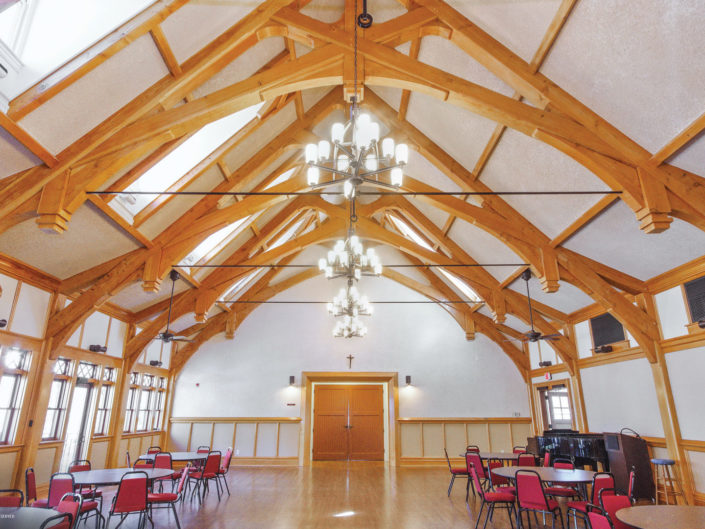 Church Ceiling Timber Frame Trusses