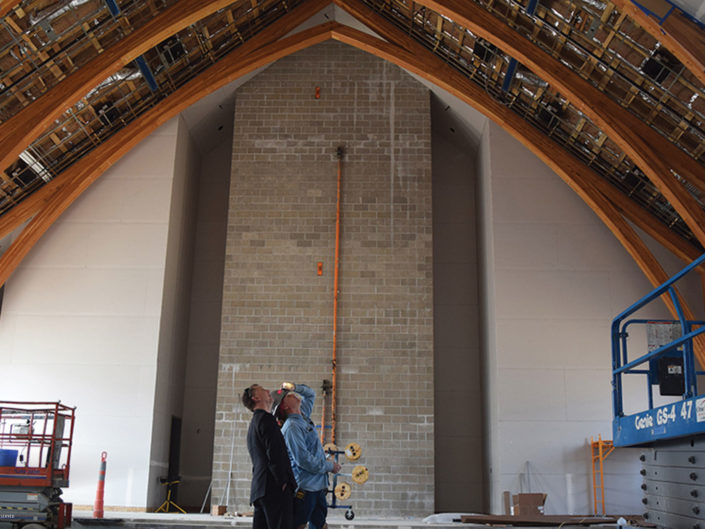Timber Frame Church Ceiling Construction