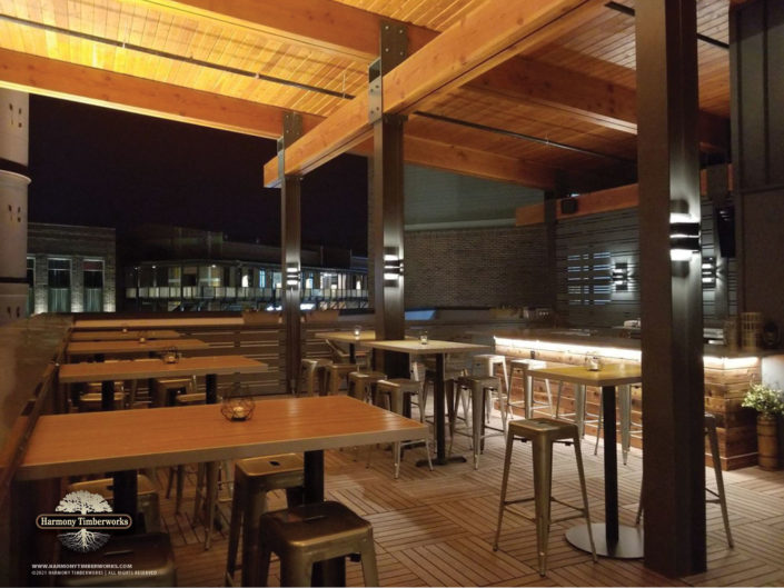 Spice Restaurant Commercial Timber Frame Project