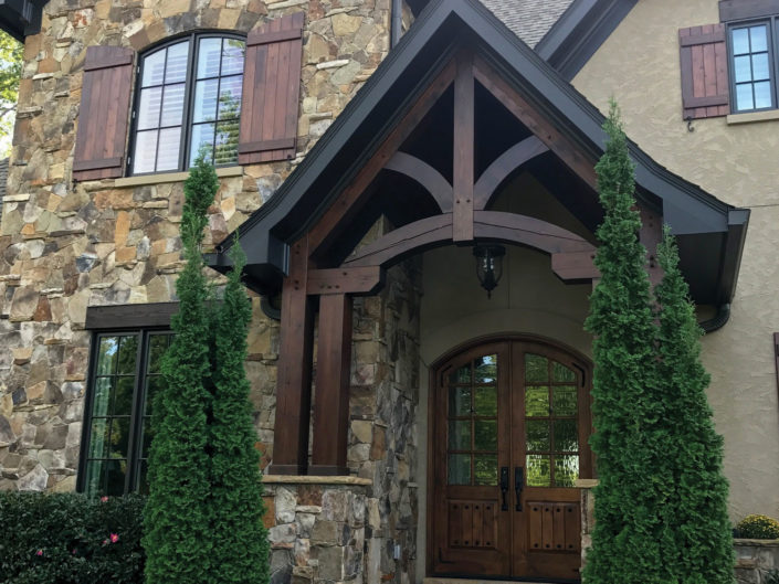 Timber Frame Entryway