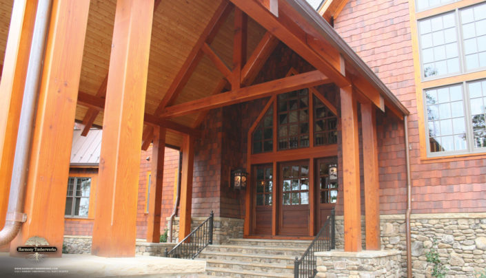 Timber Frame Entryway