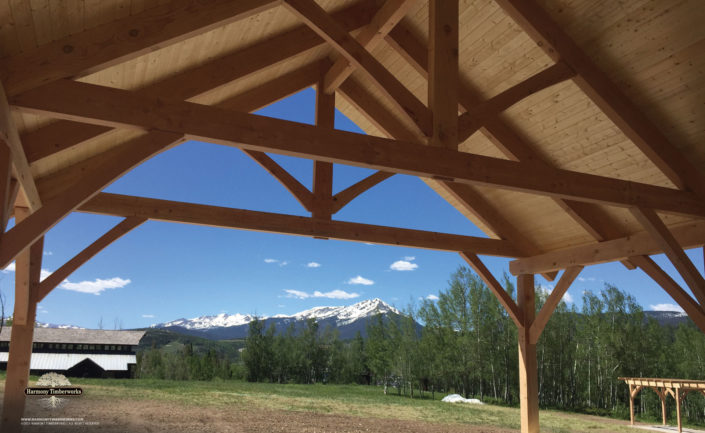 Timber Frame Pavilion Trusses