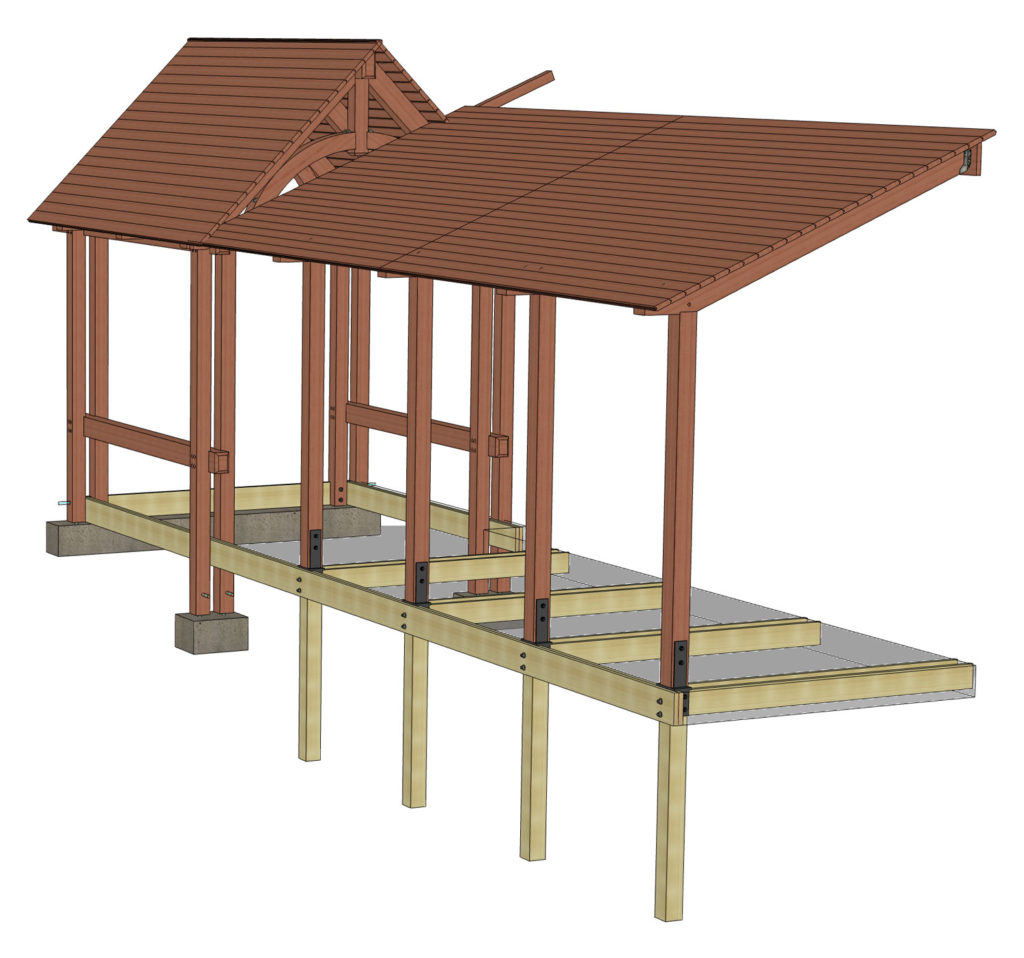 Turner Porch CAD Model