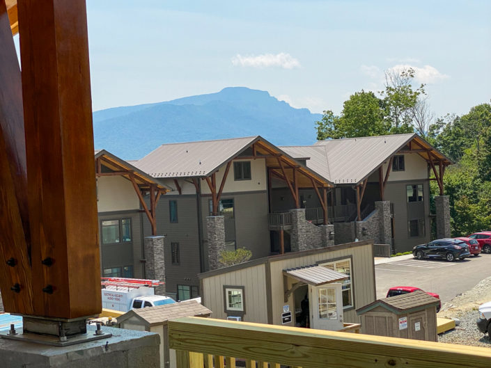 Bringing nature and luxury together, Harmony Timberworks delivers stunning Timber Frame Trusses and Systems for The Summit at Echota Resort.