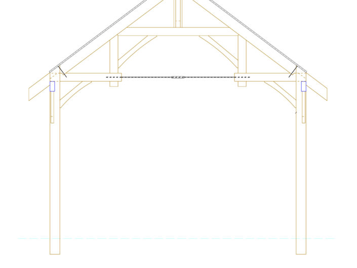 Pickens Residence Truss 4 Elevation