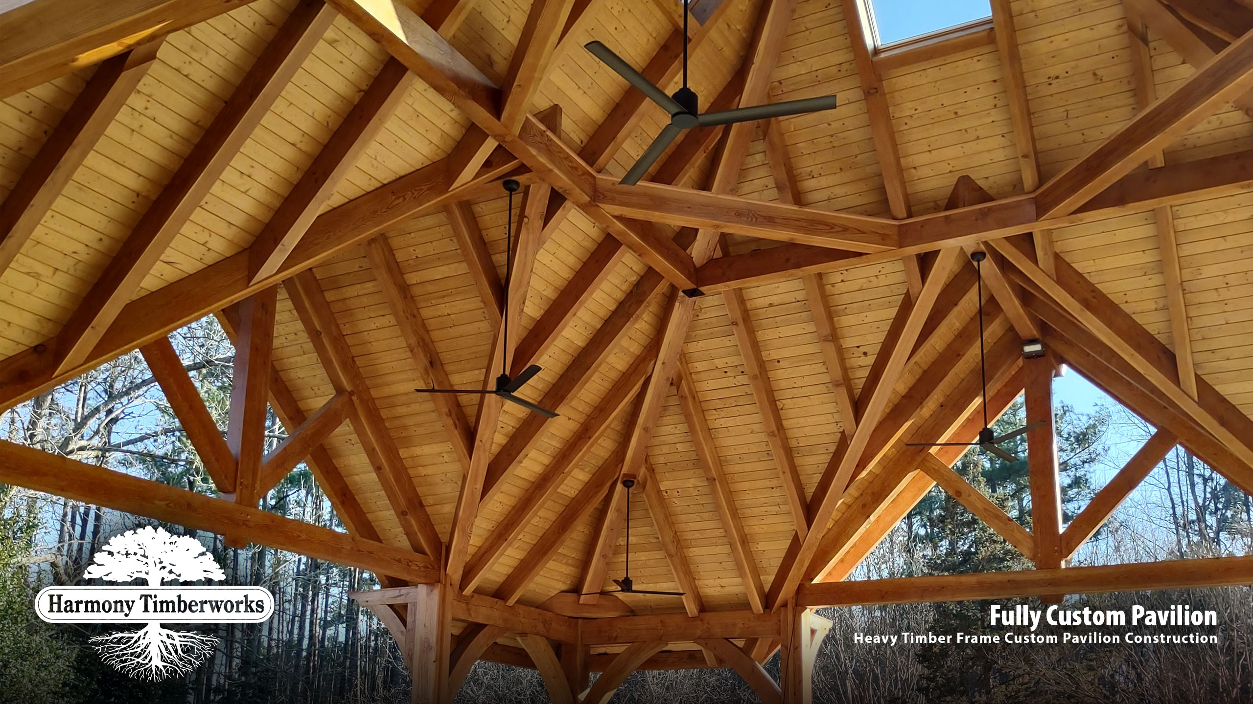 Fully Custom Timber Frame Pavilion Design & Fabrication